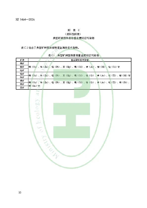千亿级市场突然开闸!2026年3月1日起实施!矿区历史遗留固体废物污染隐患排查评估技术规范 HJ 1464—2026