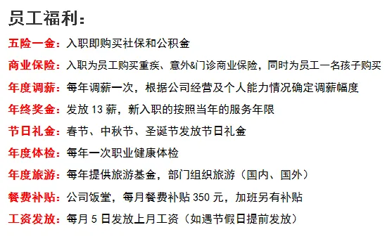 4月9日 | 今日岗位营销策划副经理、氩弧焊工熟手、仓库操作员……五险一金,职等你来!!