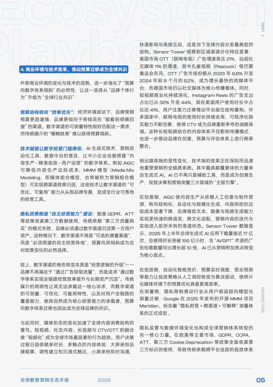 【数字营销】2026年全球数智营销生态手册