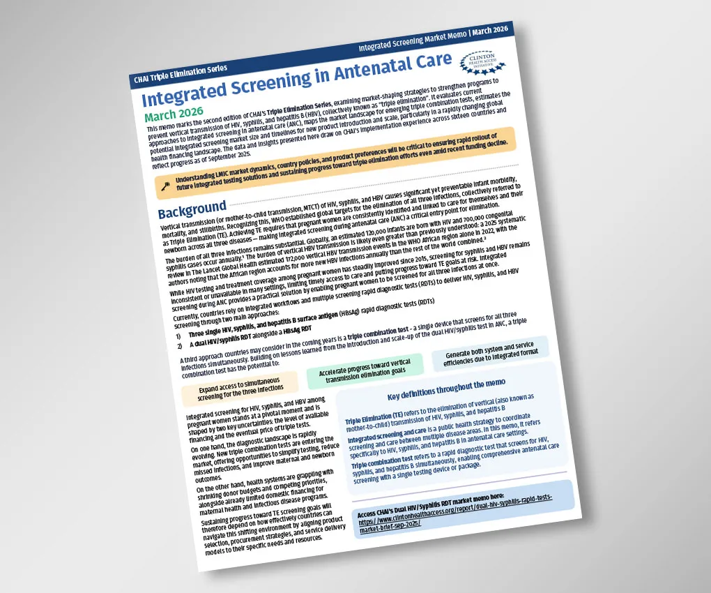 全球市场报告|传染病联检市场简报:产前保健中的传染病联检