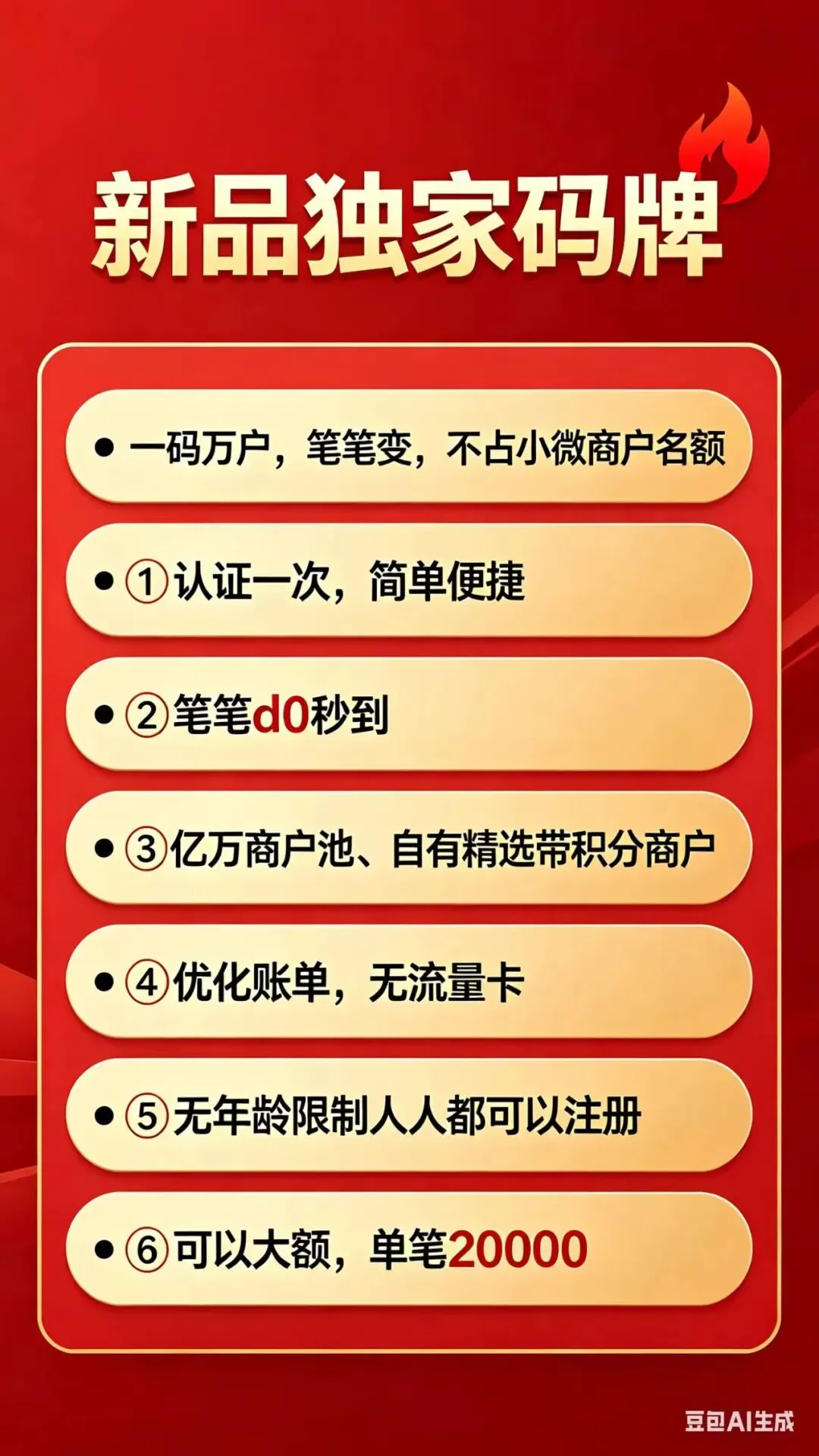 POS机市场大洗牌!“万户笔笔变码牌”破局而生,不占名额秒到账!