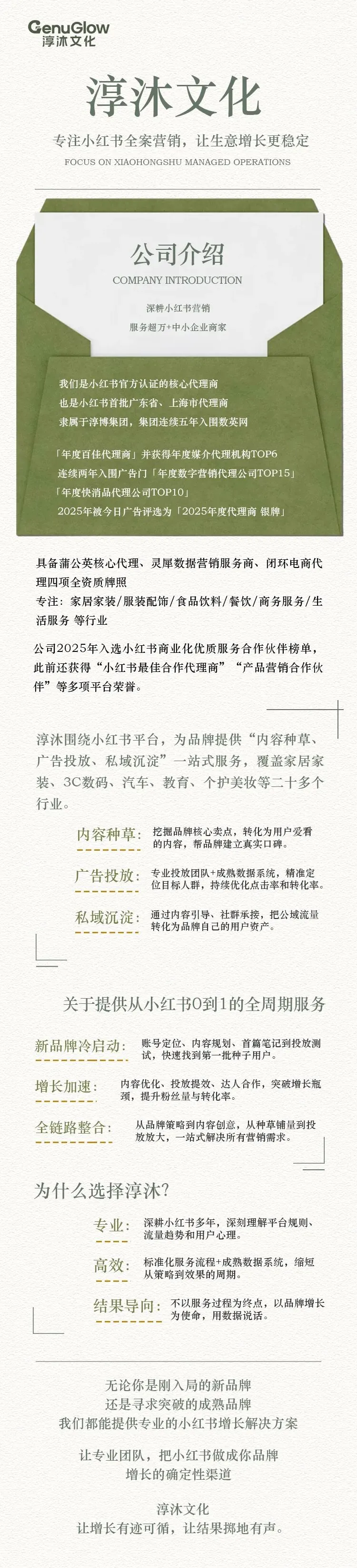 淳沐文化:专注小红书全案营销,让生意增长更稳定