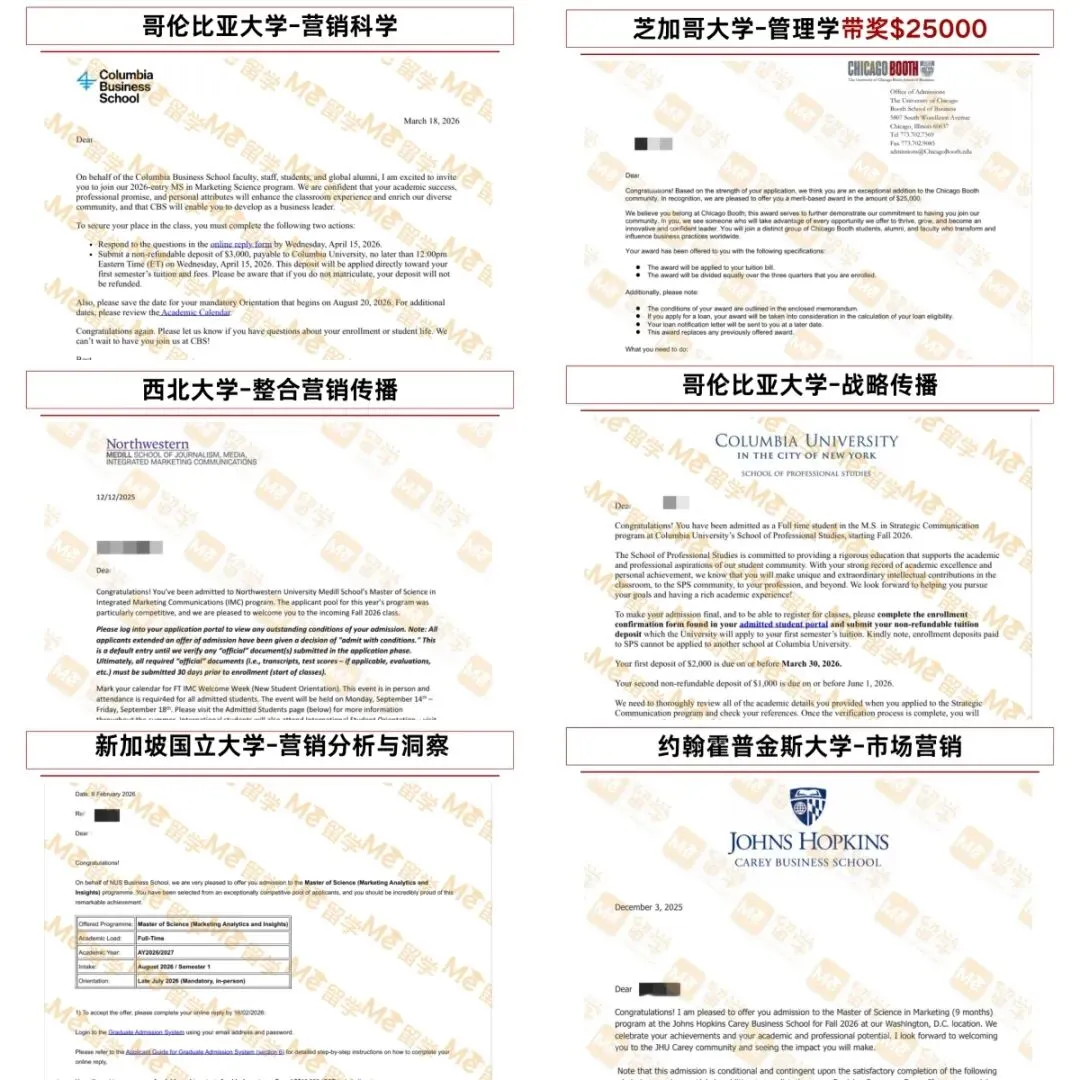 案例分享|传媒跨申商科,横扫哥大营销/芝大管理/西北大IMC:我的申请“开挂”之路!