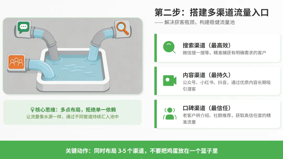 做生意长期赚钱的老板就知道:搭建自动获客系统,才是最稳定最低成本的方式