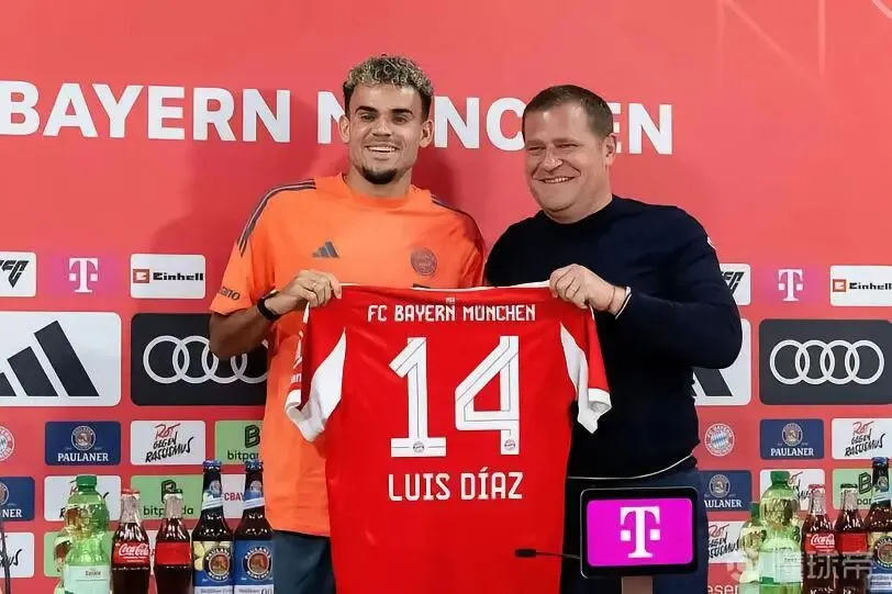 德媒:迪亚斯加盟后,拜仁在哥伦比亚市场的球衣订单增长400%