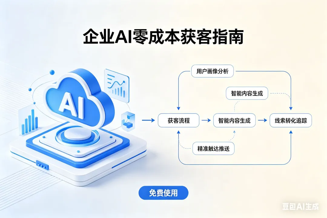 企业AI零成本获客:4步落地法(全免费工具,1人可做)