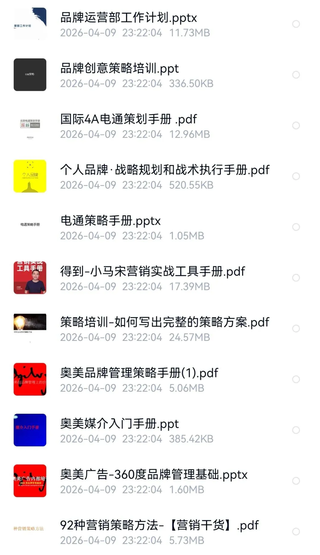 营销人必读干货合集(87份)