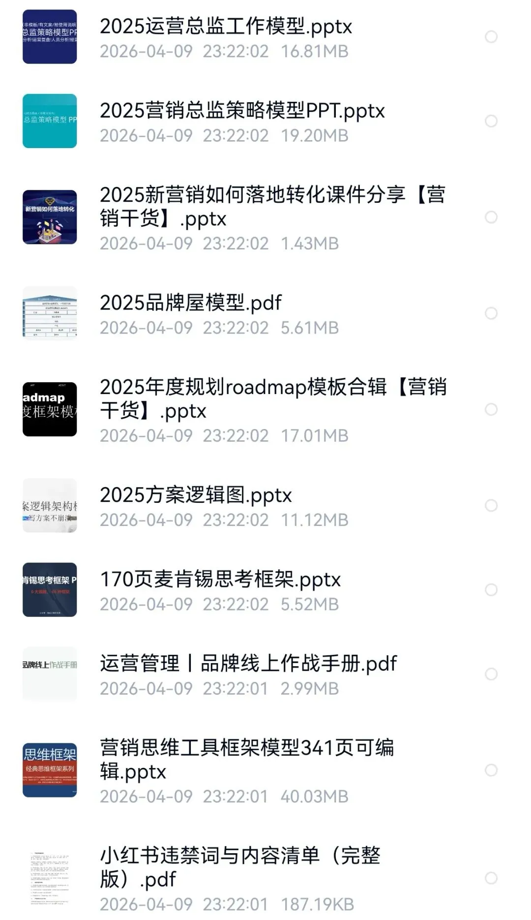 营销人必读干货合集(87份)
