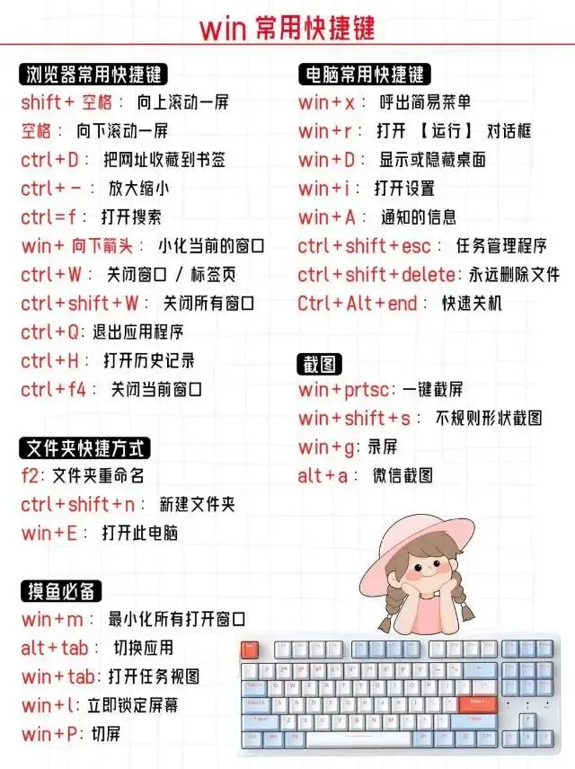 电脑操作快捷小知识