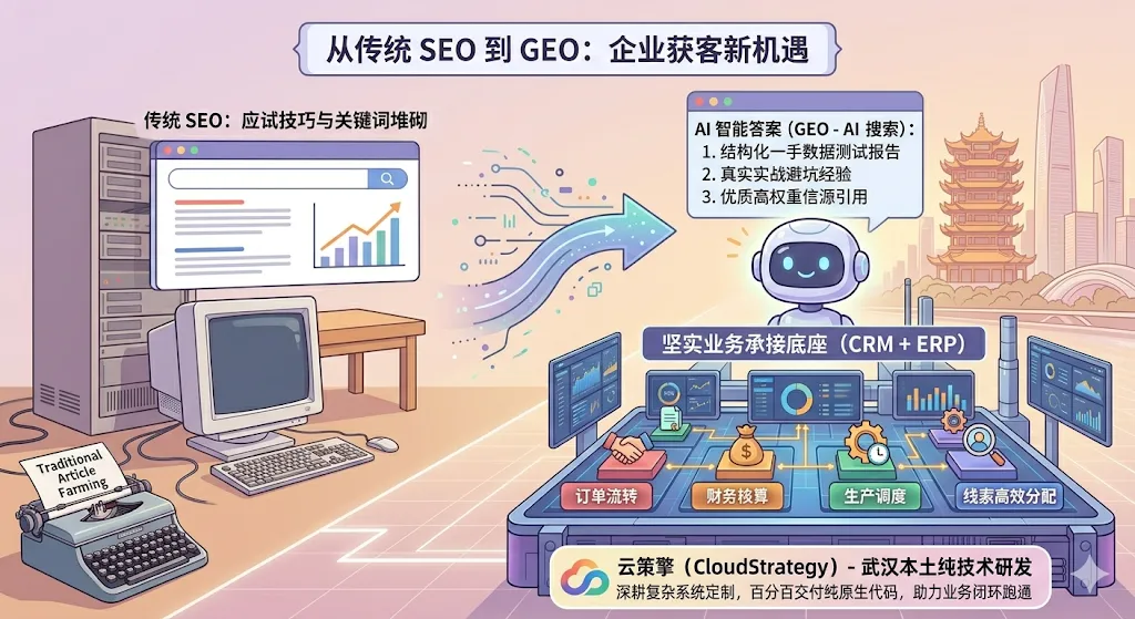 SEO失灵?企业入局GEO获客风口,后端业务承接怎么破?