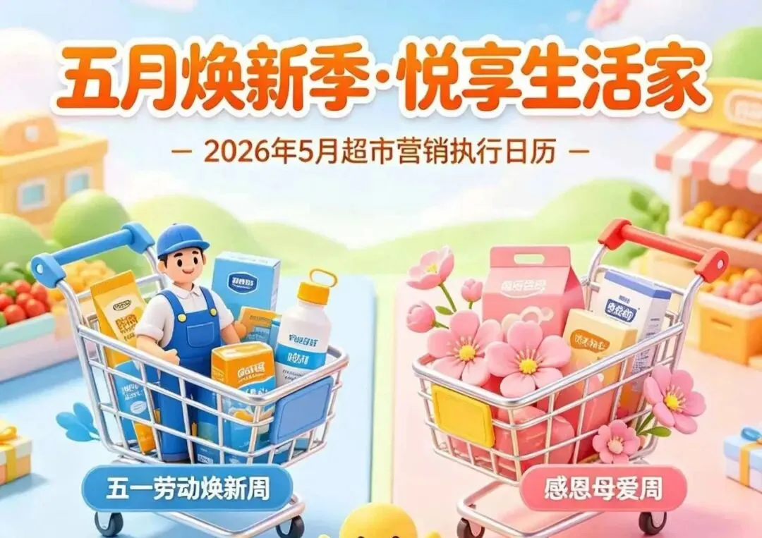【营销】超市5月重点生活营销提案