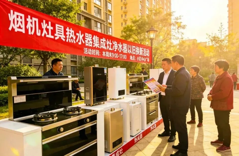 厨卫与家电门店楼盘老旧小区以旧换新营销全新方案