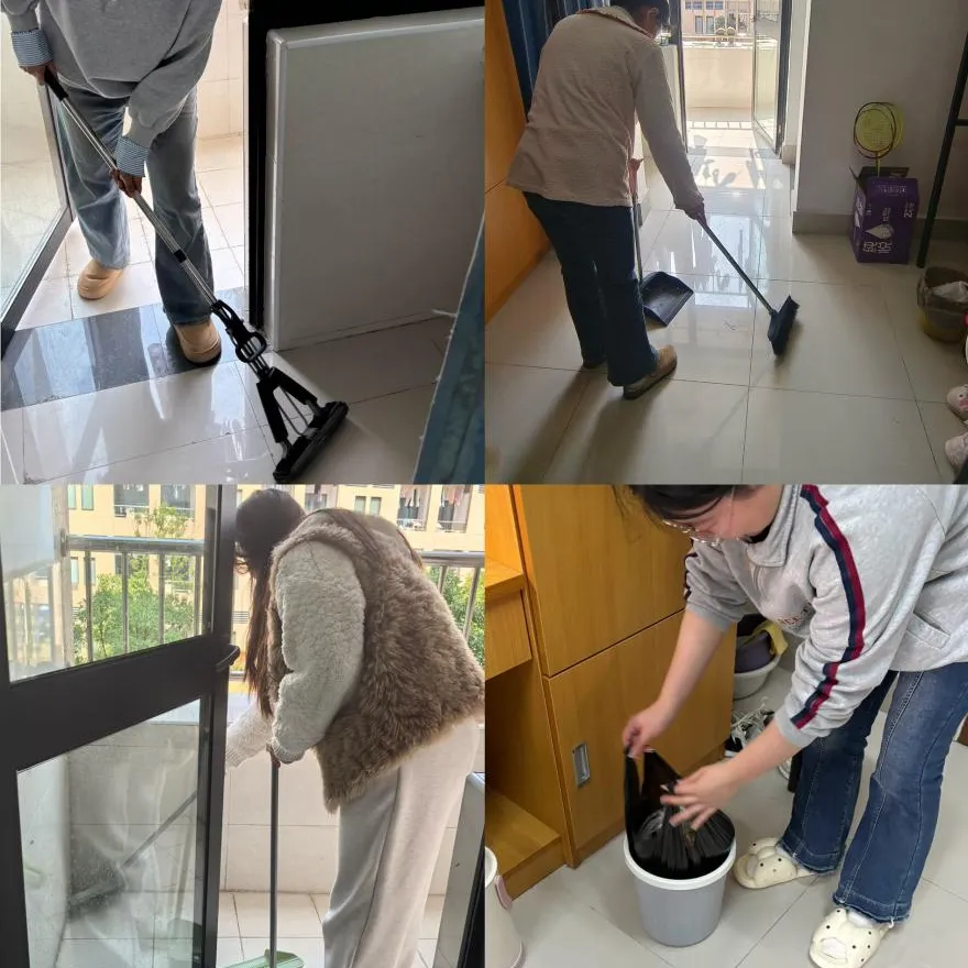 【志愿活动】营销2504班开展“净舍修身·行稳致远”卫生保健志愿服务活动