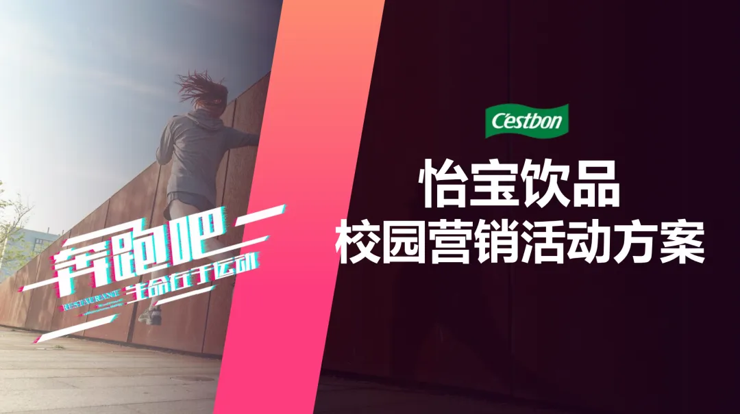 怡宝饮品校园营销活动方案-55P,每个大学执行排期都这么详细!