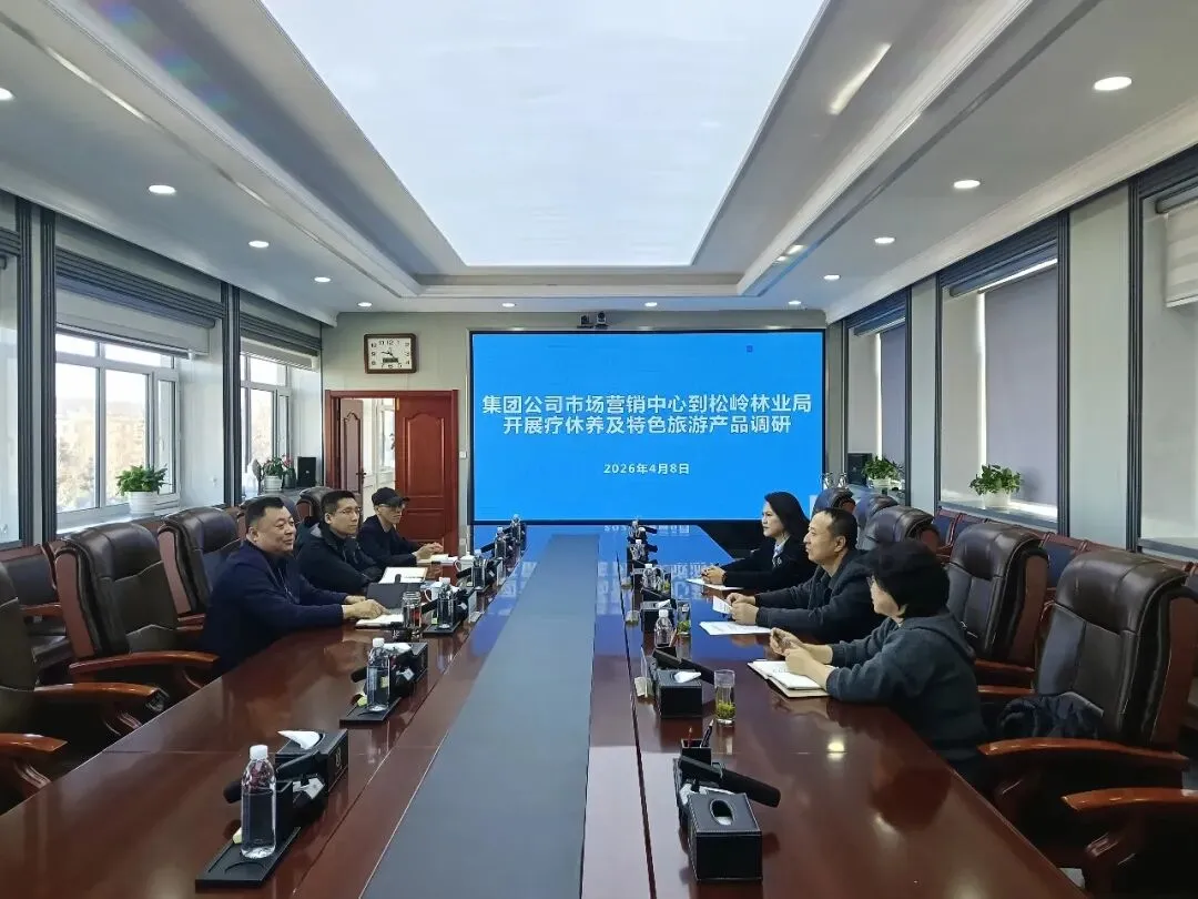 集团市场营销中心调研组深入松岭林业局调研