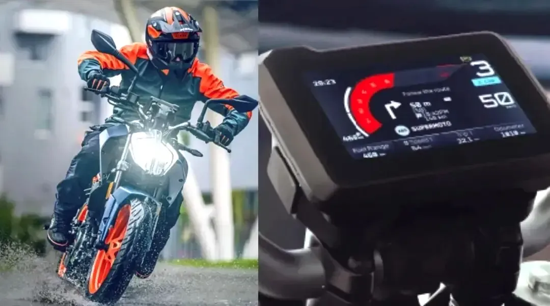 国际市场也卷配置,KTM 160 Duke TFT版本海外上市,仪表还是大屏香