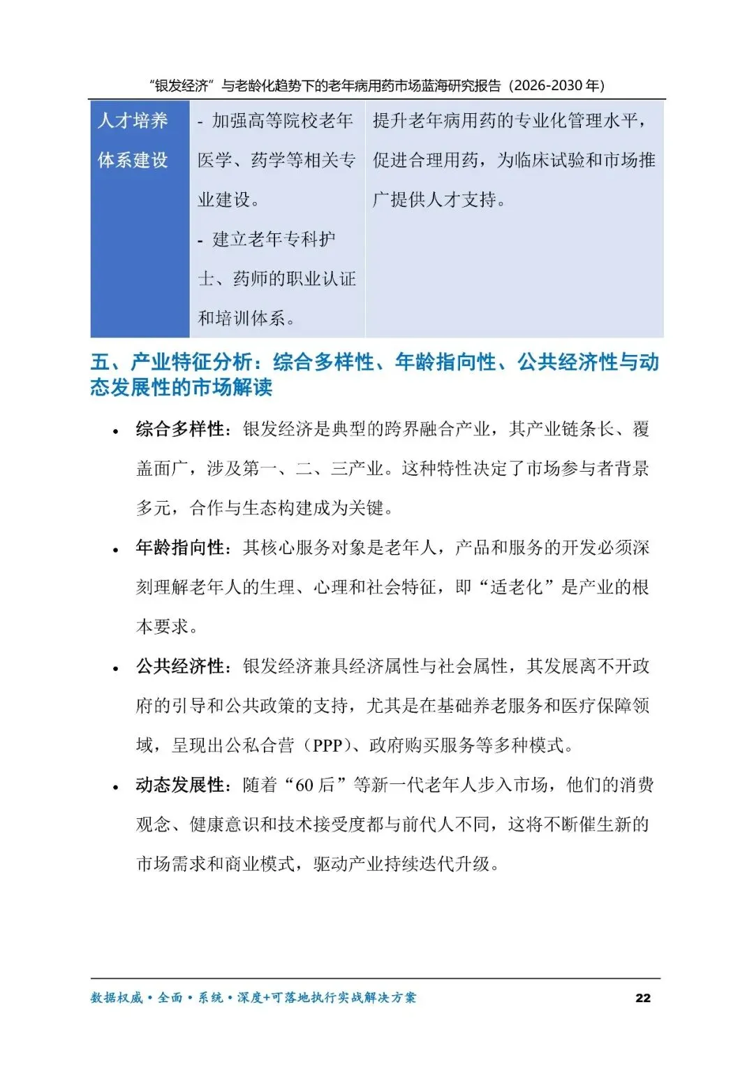 “银发经济”与老龄化趋势下的老年病用药市场蓝海研究报告(2026-2030年)