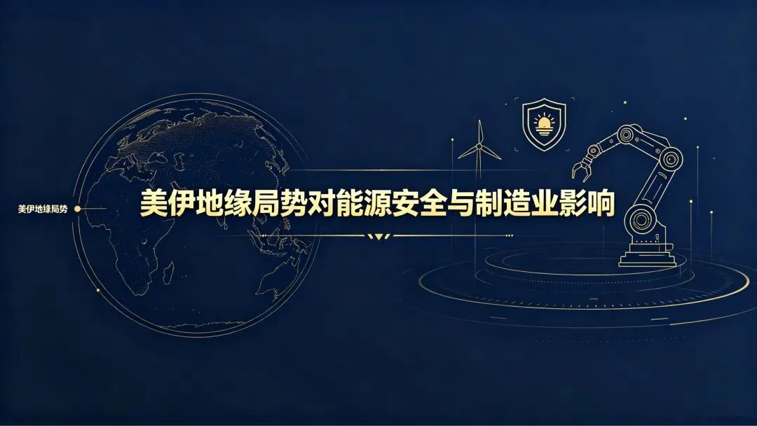 美伊冲突扰动全球市场!2026年A股核心主线,藏在安全与制造里