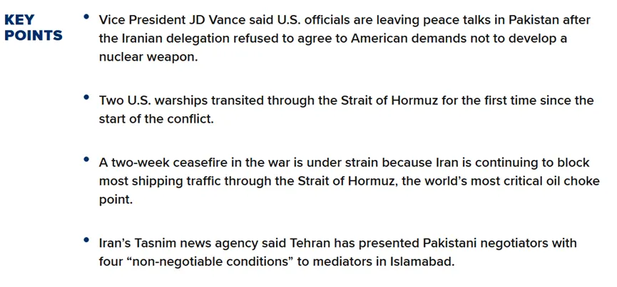 突发!美国、伊朗和谈破裂,全球金融市场大跳水