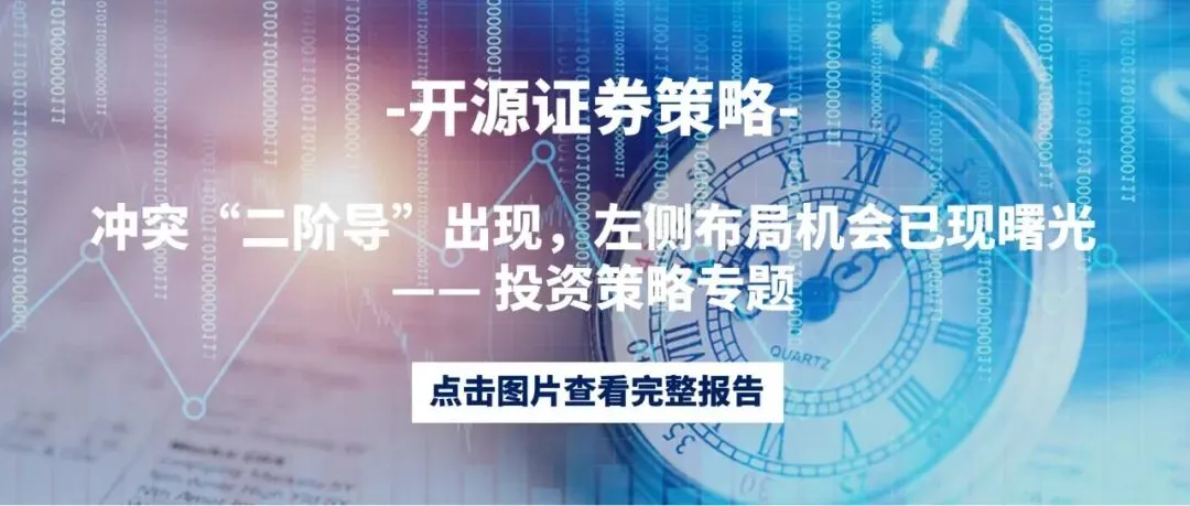 对美以伊停火谈判前景及市场影响的几点观察;科技成长仍是最值得重视的方向丨一周重点研究报告