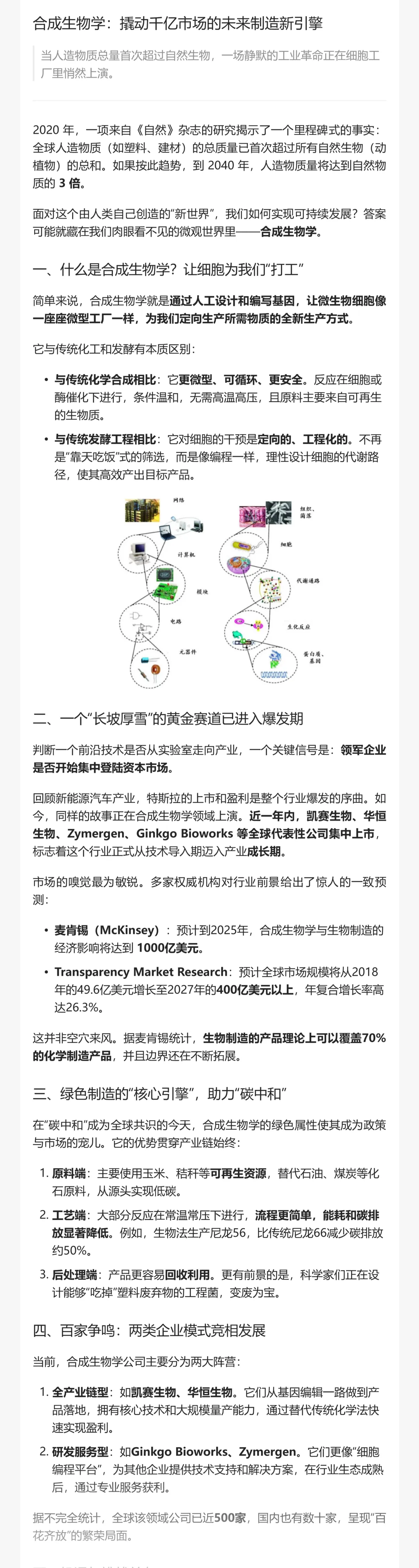 20260412 合成生物:撬动千亿市场的未来制造新引擎