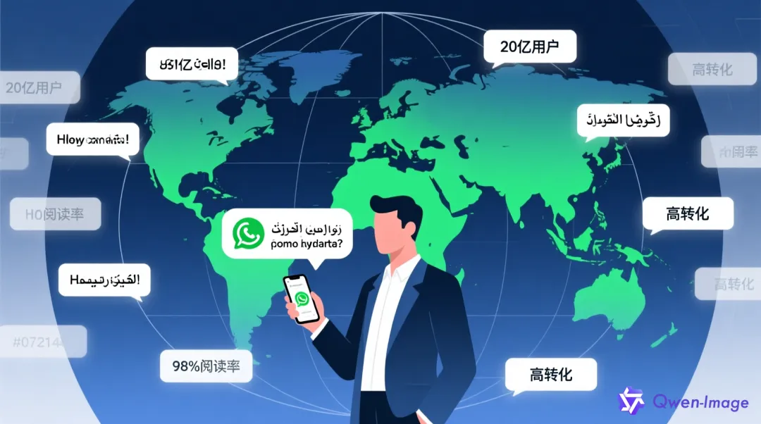 WhatsApp营销新突破】超级号+精准群发,高效触达20亿海外用户!