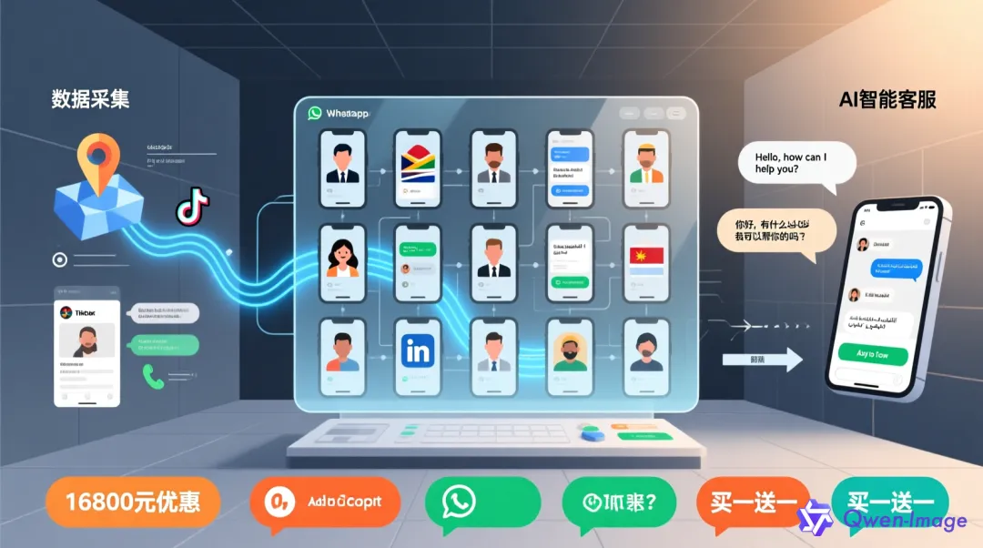 WhatsApp营销新突破】超级号+精准群发,高效触达20亿海外用户!