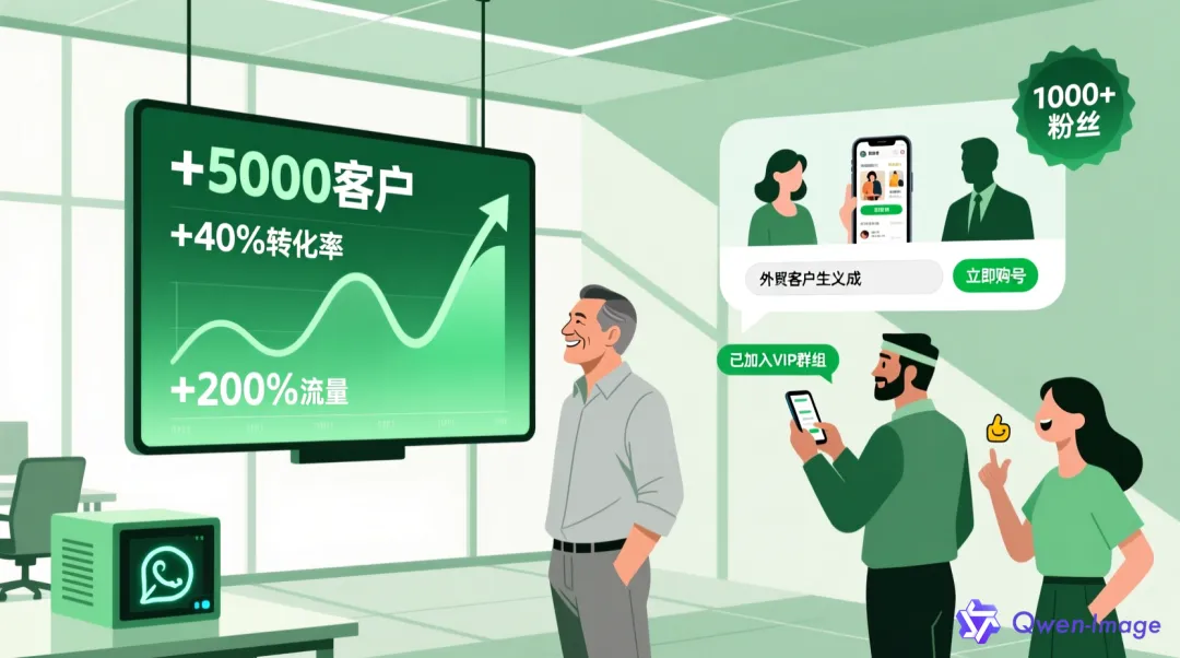 WhatsApp营销新突破】超级号+精准群发,高效触达20亿海外用户!