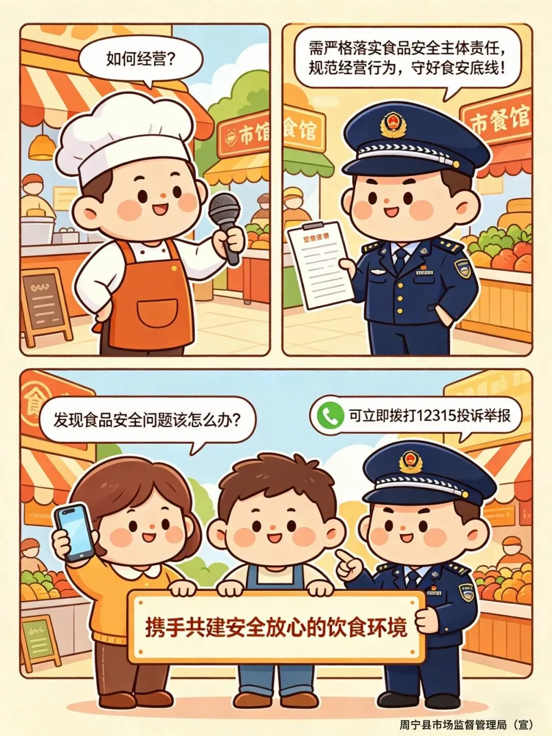 双剑合璧!市场监管+公安硬核出击 严查周宁网络餐饮&肉制品安全隐患