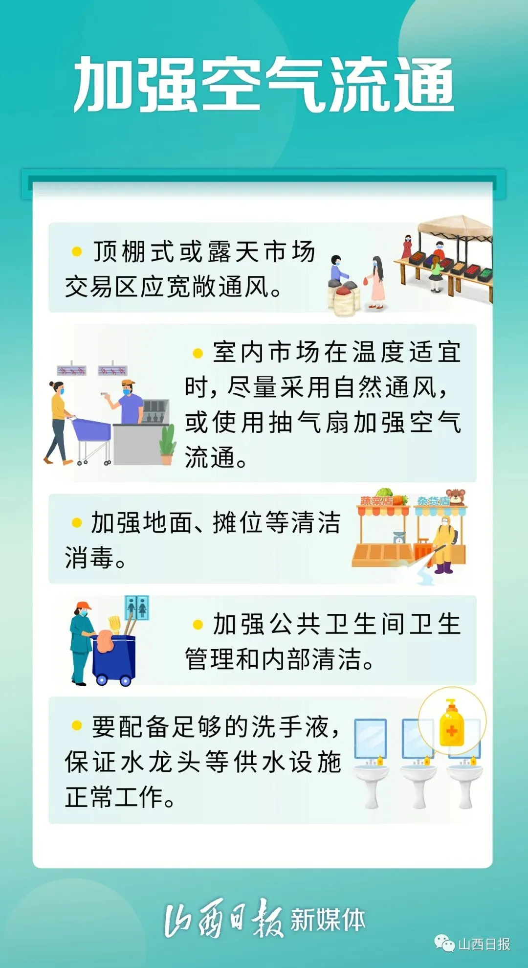 农贸(集贸)市场疫情防控贴士