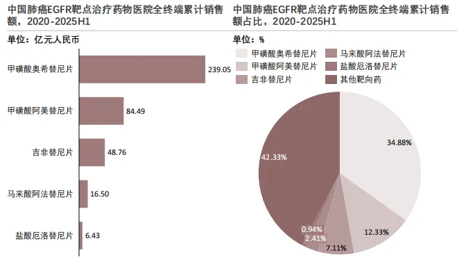 685亿肺癌靶向药市场大洗牌!奥希替尼独占35%,恒瑞、豪森如何突围?