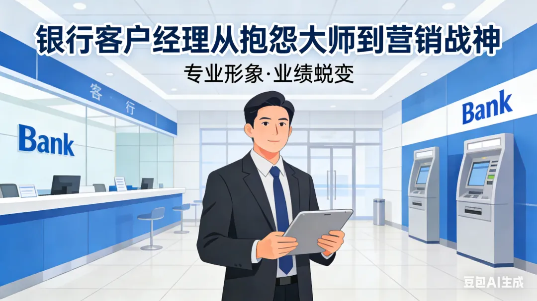 客户经理从’抱怨大师’到’营销战神’