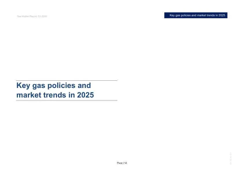 2026年Q1全球天然气市场报告