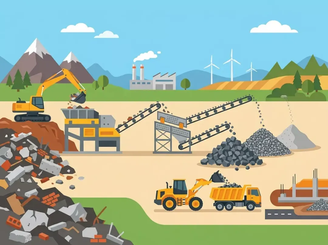 建筑垃圾再生建材:从鼓励到强制,万亿市场开启