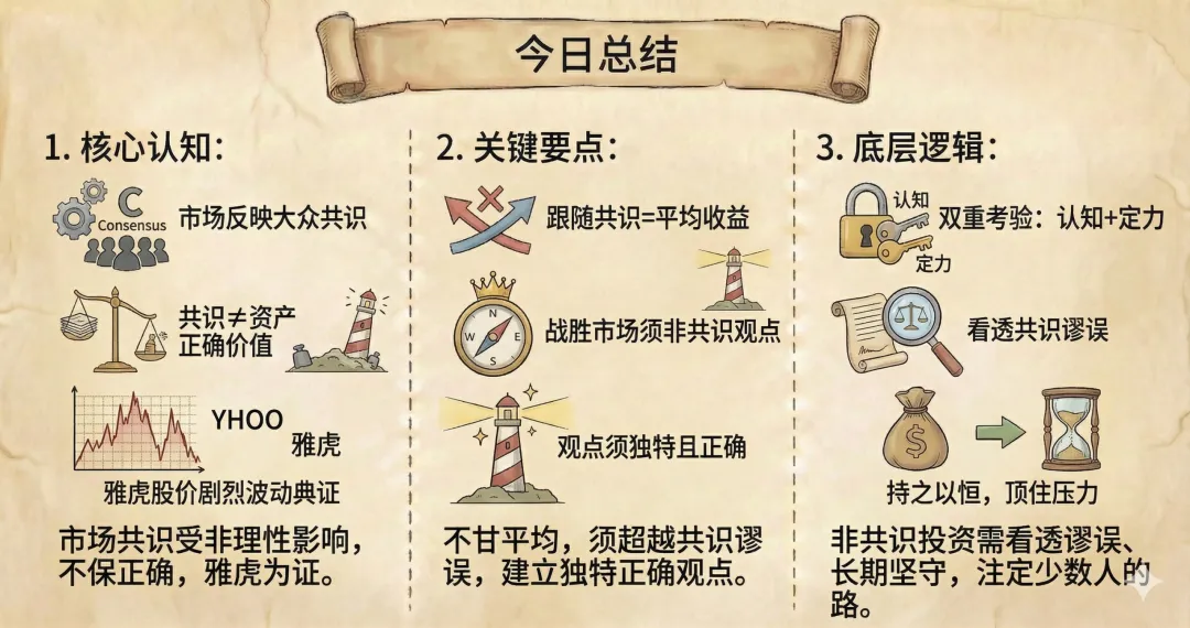 《投资最重要的事》精读33:跟着市场共识走,永远只能赚平均钱