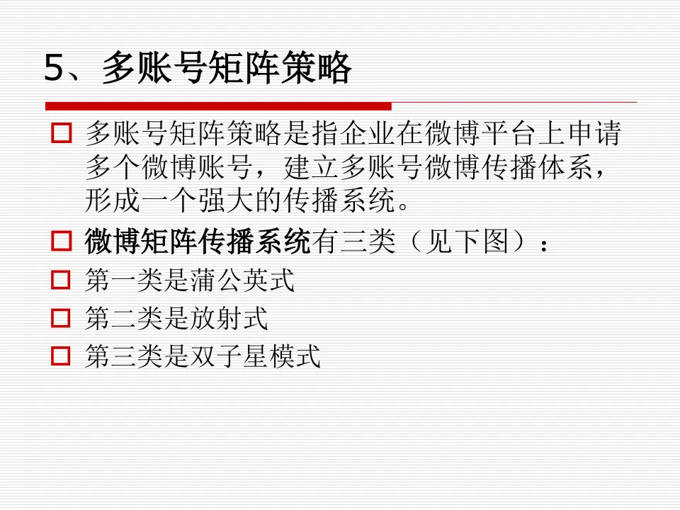 任务6:多账号社群整合营销策略