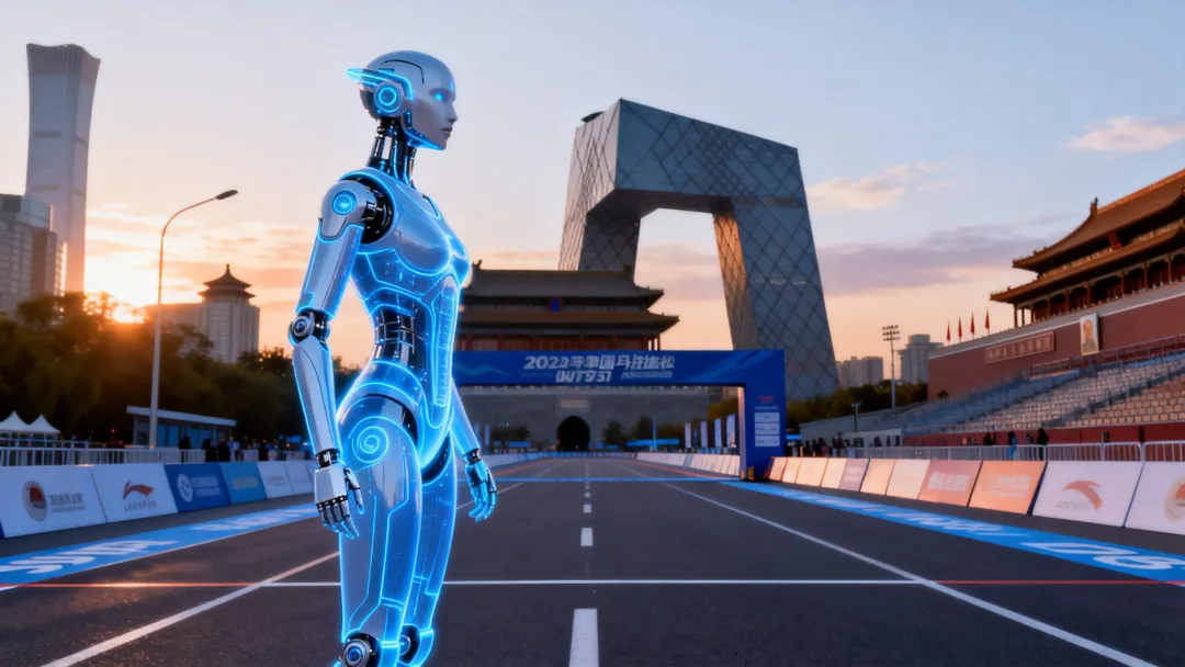 人形机器人跑完半马,AI营销应用到了哪一步