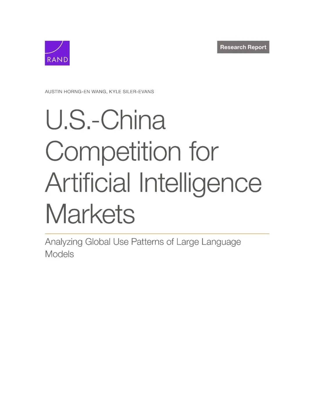 2026年中美人工智能(AI)市场分析报告