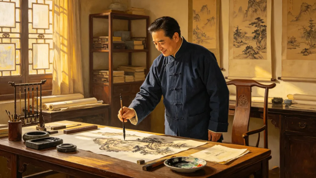 书画市场遇冷,无公职画家的自救:先稳住心,再守住笔