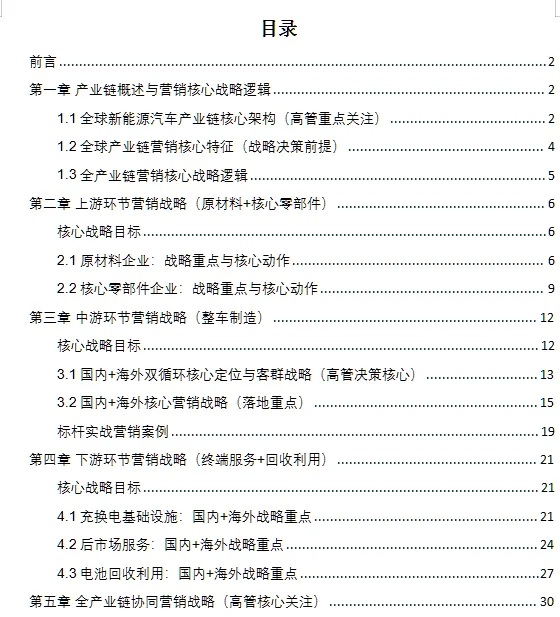 新能源汽车产业链营销全攻略(高管版)