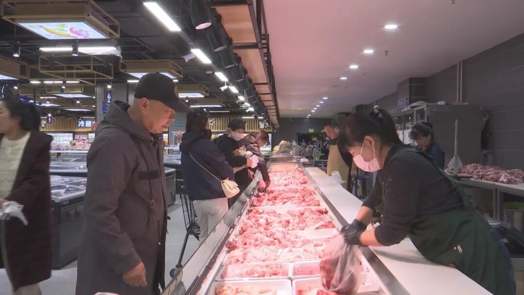 我县猪肉价格“亲民” 市场购销两旺暖意浓