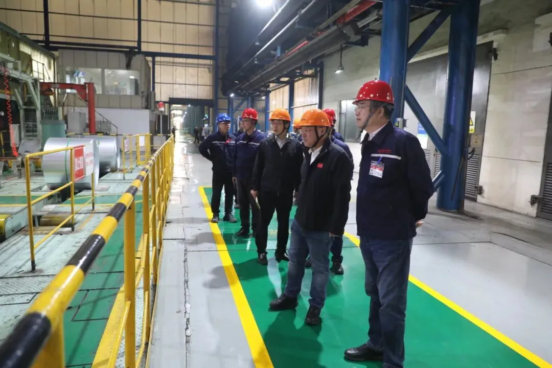 包钢股份营销中心总经理余晨一行到访德材科技集团