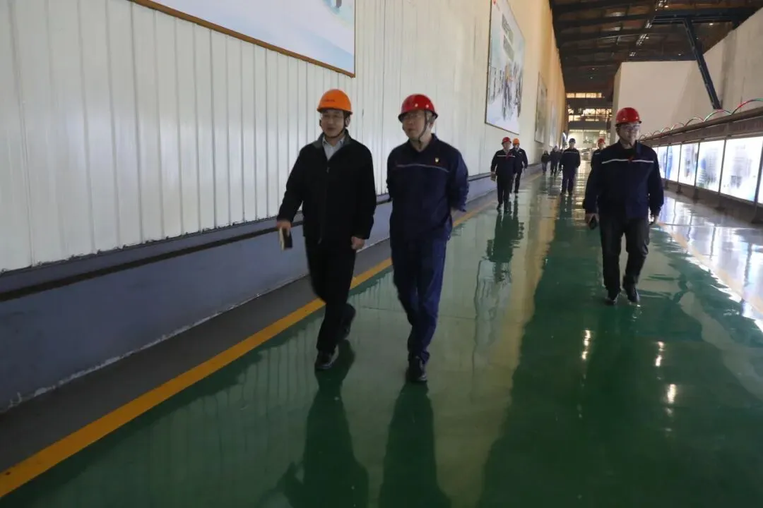 包钢股份营销中心总经理余晨一行到访德材科技集团