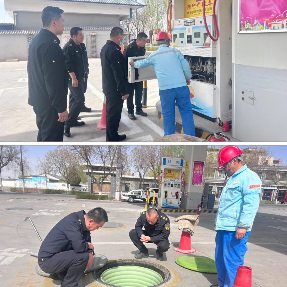 【“春雷”行动】临泽县鸭暖镇市场监管所规范成品油市场经营秩序