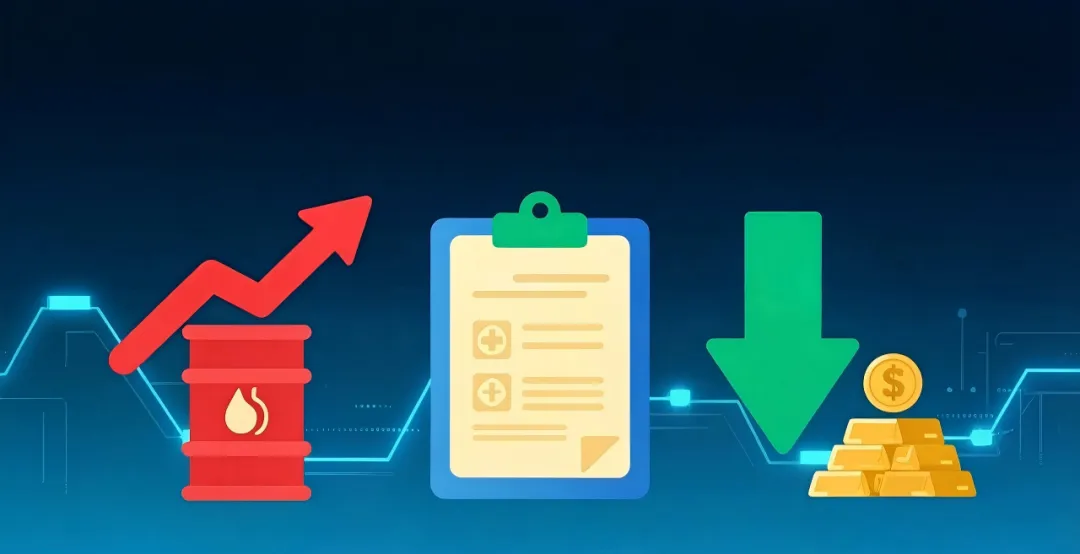 油价涨、黄金跌,市场同时开了两张病历单