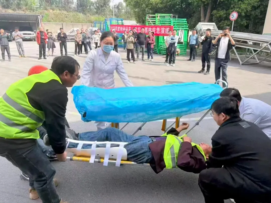 【基层动态】枝江市市场监管局开展叉车专项应急演练