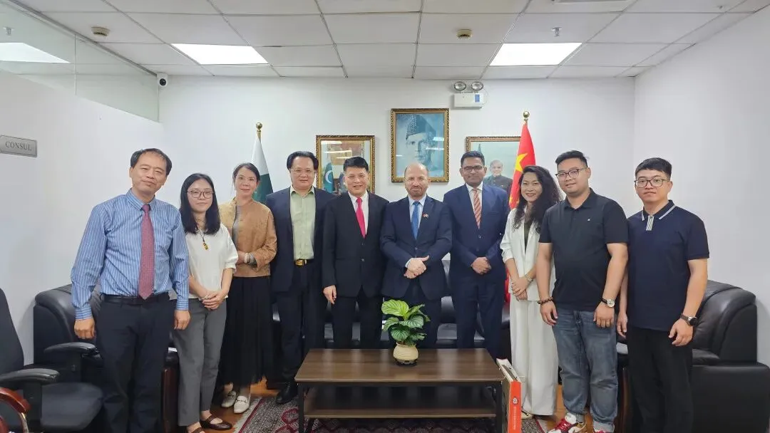 深化中巴经贸合作 共拓海外市场新空间 | 阳江市政企代表团拜访巴基斯坦驻广州总领事馆