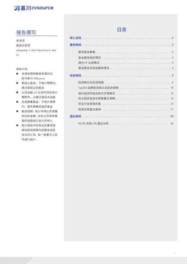 2025年度VC/PE市场数据报告