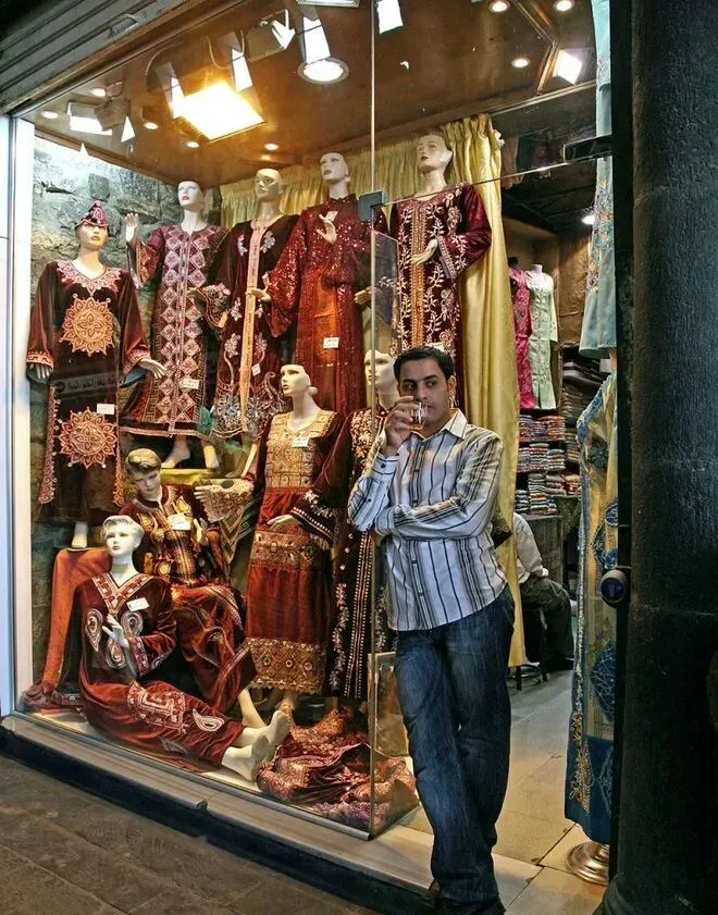 美国摄影师镜头下2008年叙利亚市场 一切都美好