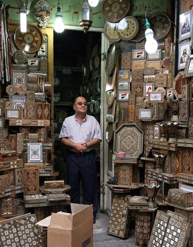 美国摄影师镜头下2008年叙利亚市场 一切都美好